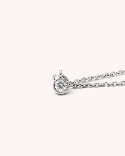 Lumen – Colgante con diamante lab