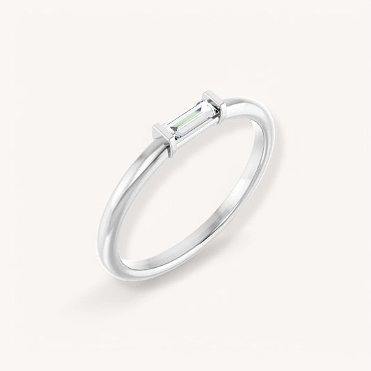 Anillo Olivia talla Baguette
