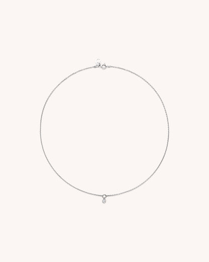 Lumen – Colgante con diamante lab