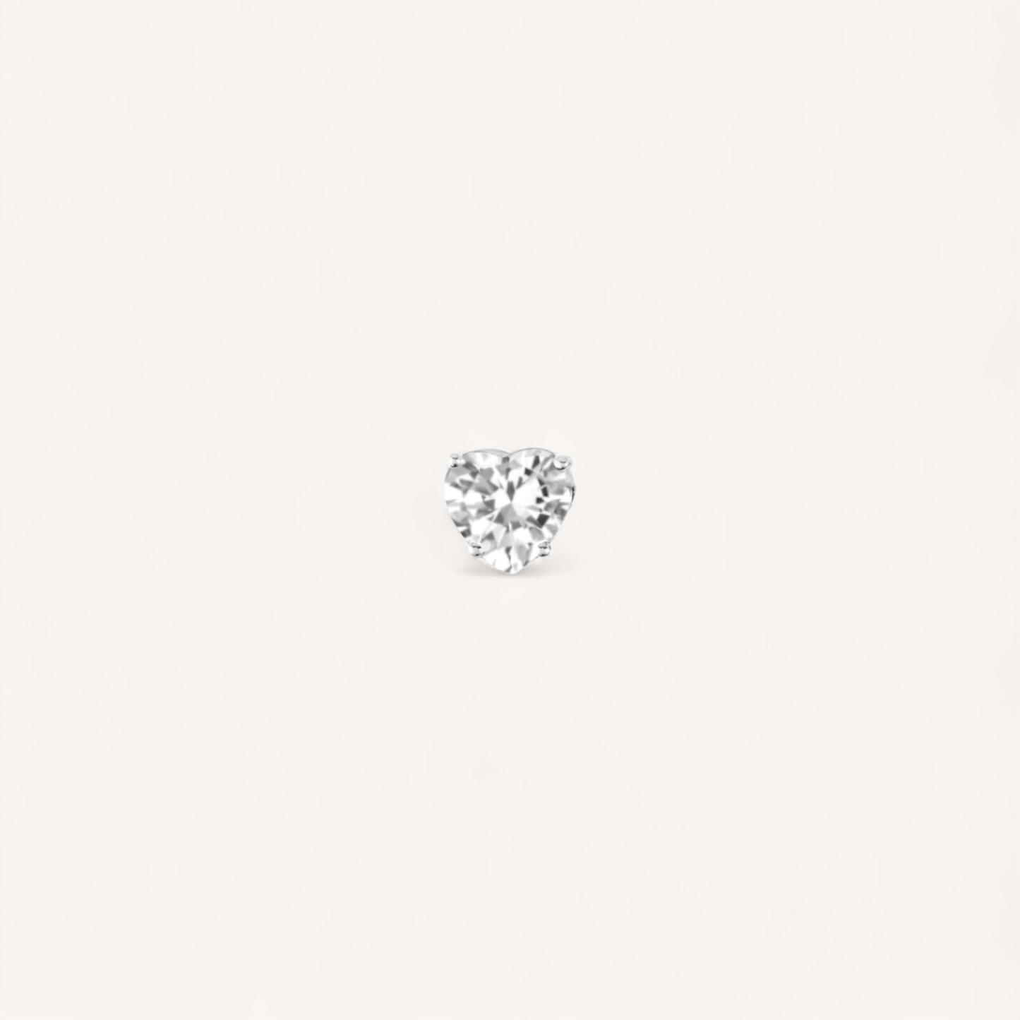 Pendiente Corazón 0,22qt / Plata Juliette