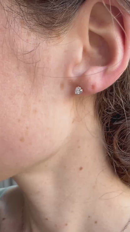 Pendiente Juliette · Diamante talla corazón